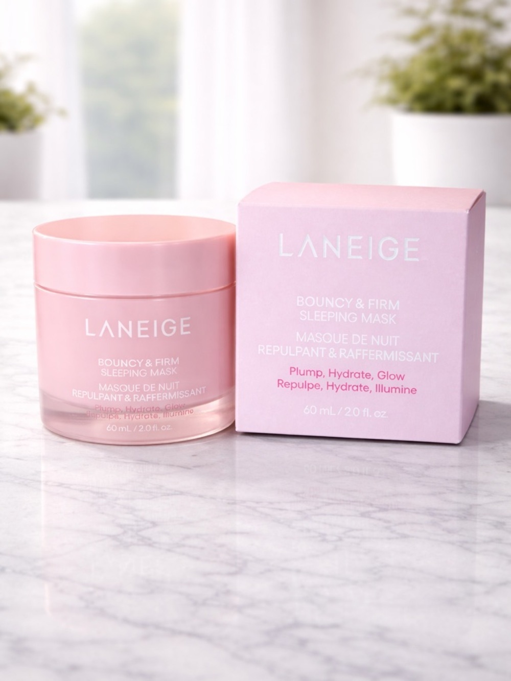 Laneige Bouncy + Firm Radiance Boosting Sleeping Mask w/ Peony Collagen Complex